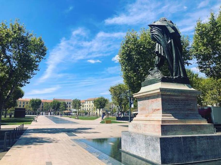 Charmant T2 Atypique, Renove Béziers Kültér fotó
